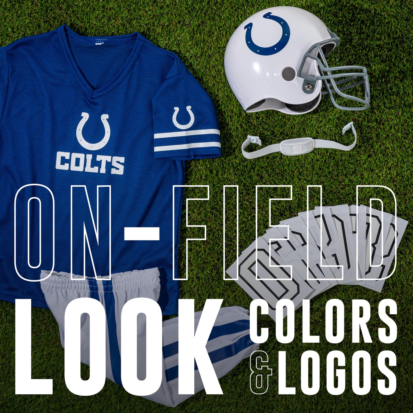 Franklin Sports Indianapolis Colts Kids Nfl Uniform Set - Youth Nfl Team Jersey, Helmet, Pants + Apparel Costume - Official Nfl