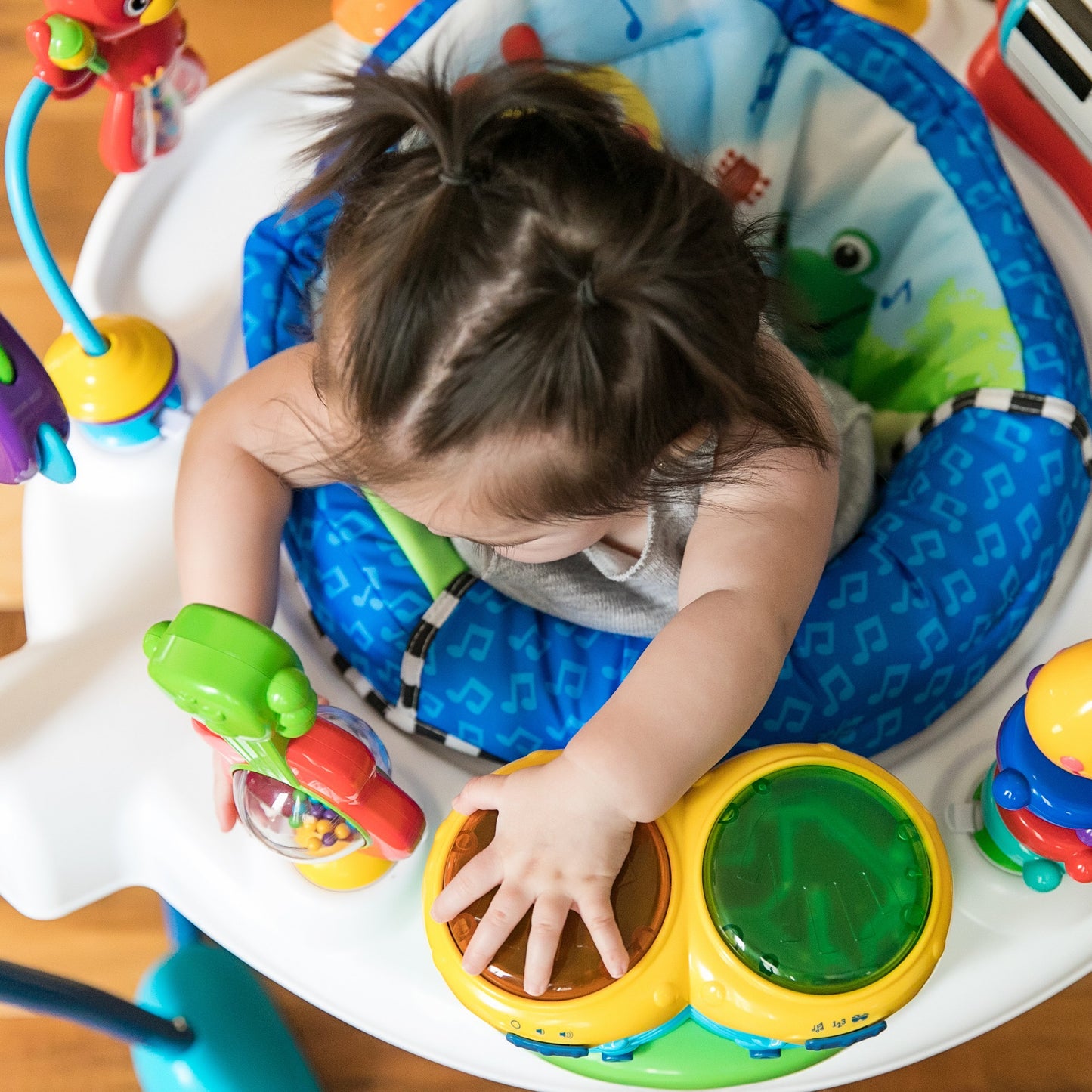 Baby Einstein Neighborhood Symphony Activity Jumper Infant Entertainer with Lights and Melodies, Age 6 months +, Max weight 25 l