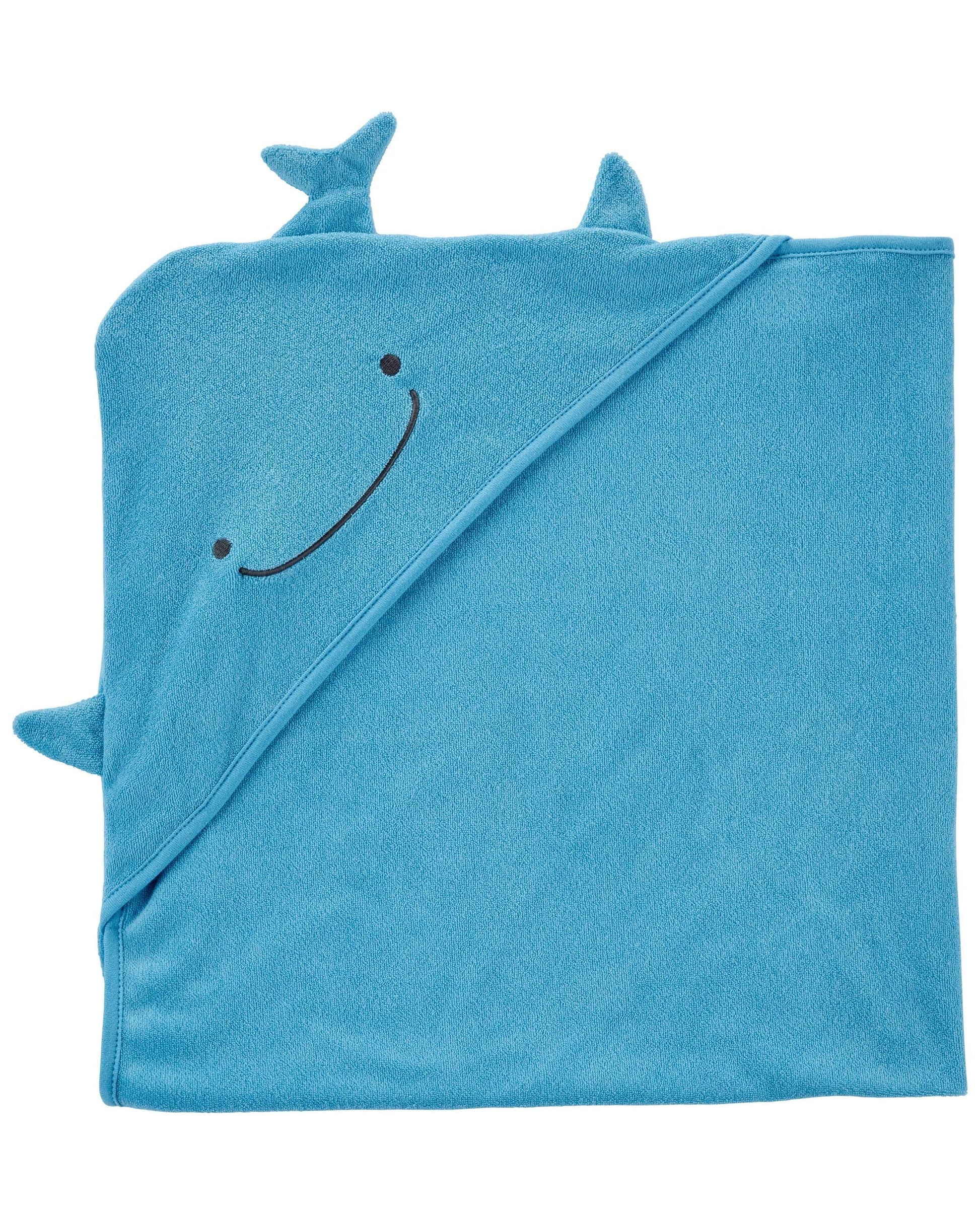 Carters Baby Hooded Towel (Light Blue)