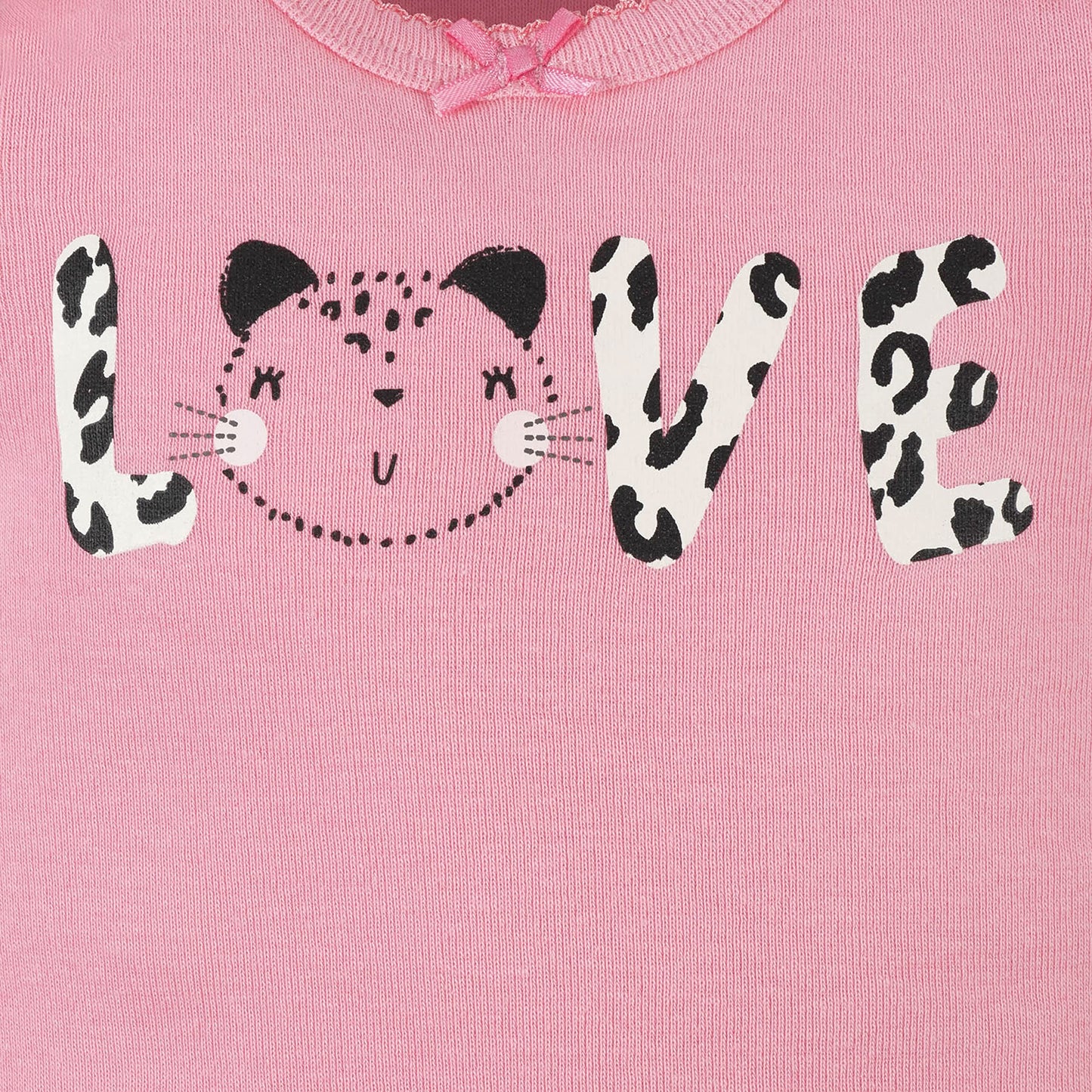Gerber Baby Girl'S 8-Pack Short Sleeve Onesies Bodysuits, Leopard Pink, 12 Months