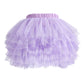 Baby Girls' Tutu Skirt Toddler 6 Layered Tulle Tutus 1-8T Light Purple