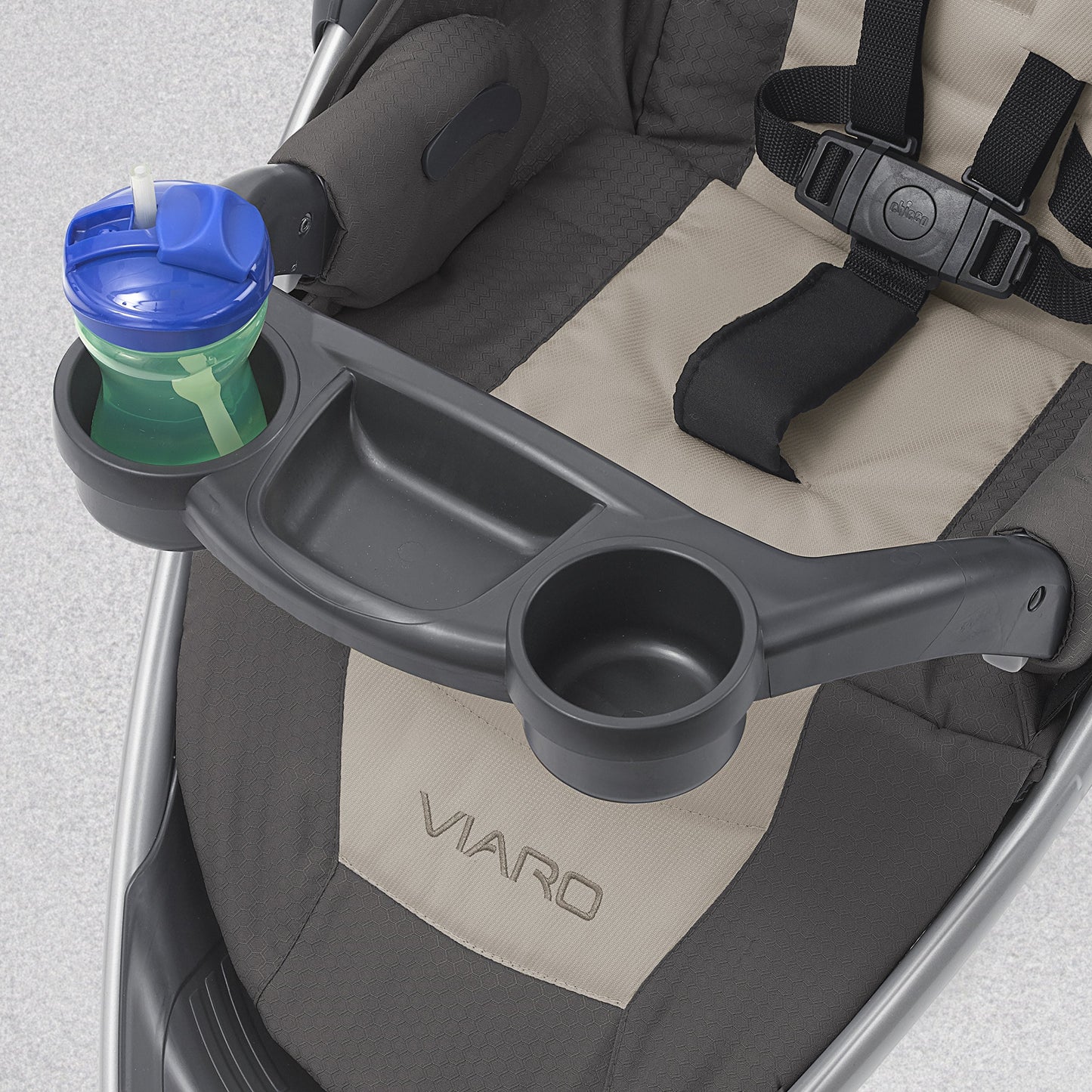 Chicco Viaro Quick-Fold Travel System, Includes Infant Car Seat And Base, Stroller And Car Seat Combo, Baby Travel Gear | Black/