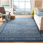 Safavieh Tulum Collection 12 X 15 Navyivory Tul264N Moroccan Boho Distressed Non-Shedding Living Room Bedroom Dining Home Office