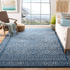 Safavieh Tulum Collection 12 X 15 Navyivory Tul264N Moroccan Boho Distressed Non-Shedding Living Room Bedroom Dining Home Office