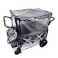 Big Size Rain Cover For Stroller, Mosquito Net For Trolley Cart, 2In1 Big Cover With Window For Picnic Camping Wagon Stroller Wa