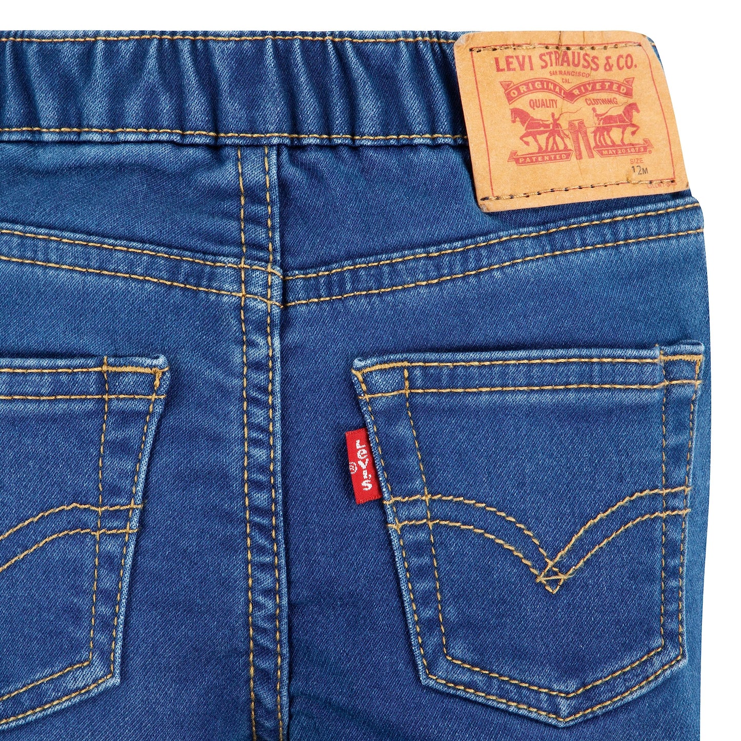 Levi'S Boys' Skinny Fit Pull On Jeans, Battle Born, 2T