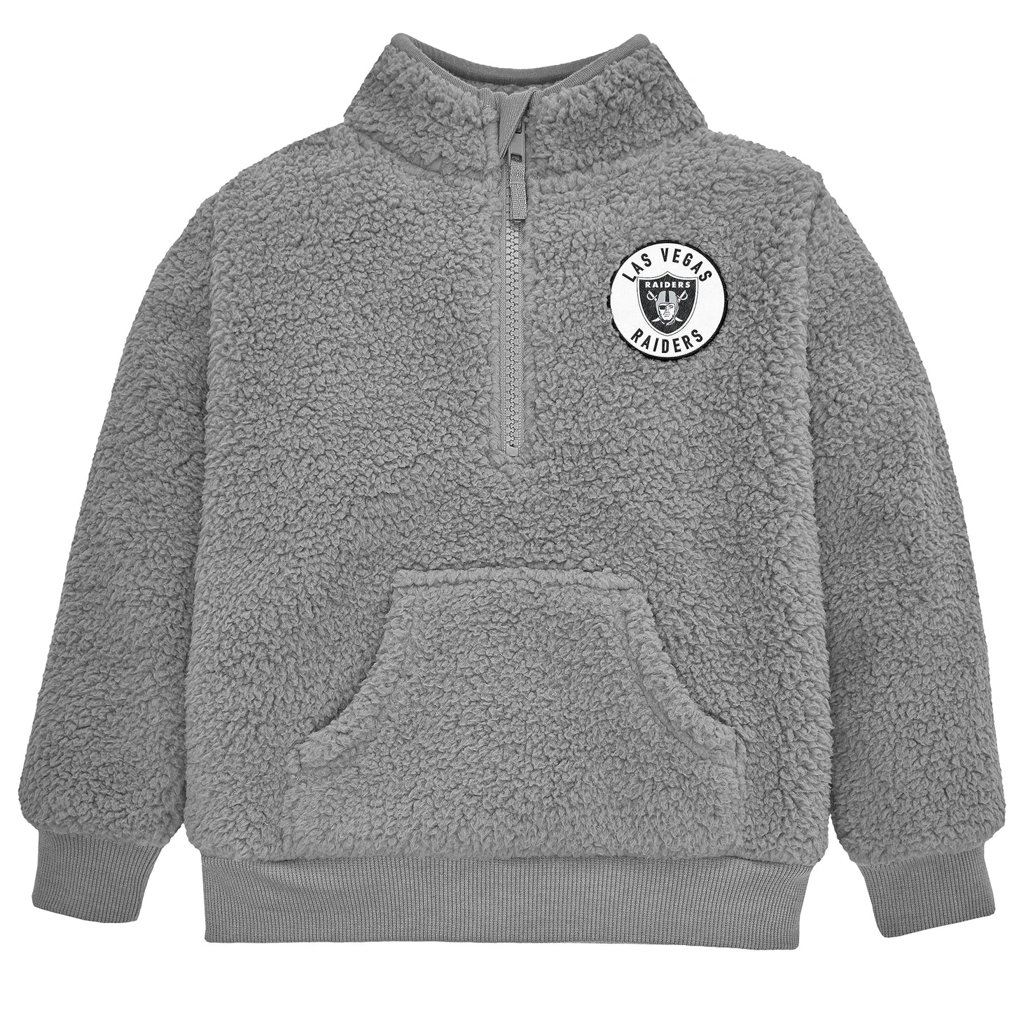 Gerber Unisex Baby Nfl Sherpa Mock Neck Pull Over Sweatshirt, Team Color, 3T