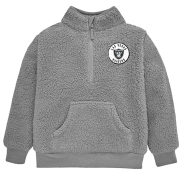 Gerber Unisex Baby Nfl Sherpa Mock Neck Pull Over Sweatshirt, Team Color, 3T