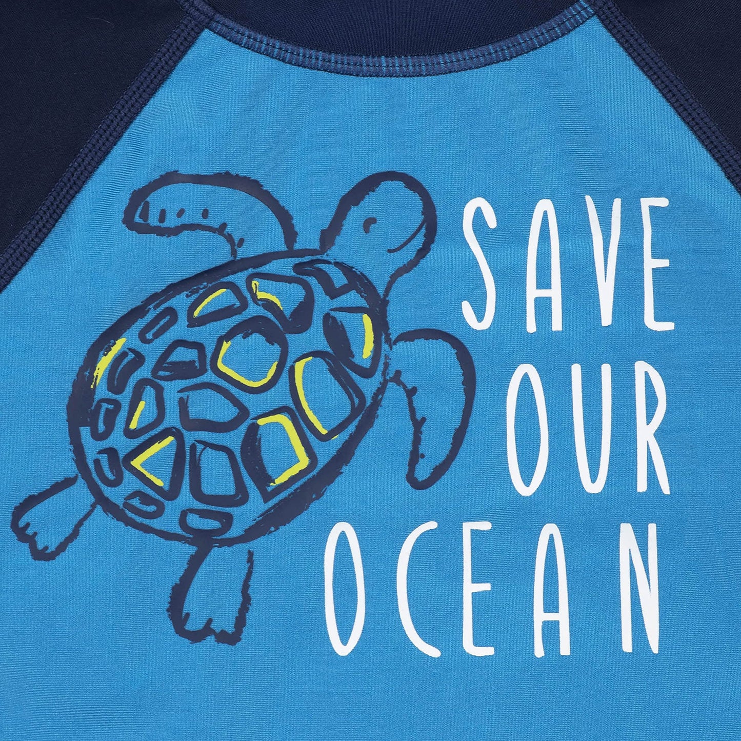 Gerber Baby Boy'S Toddler Long Sleeved Rashguard Swim Bathing Suit Set, Green Turtles, 0-3 Months