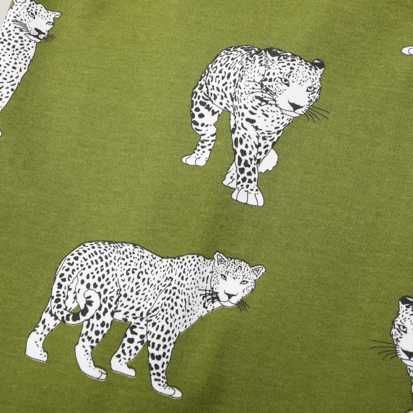 Owlivia Organic Cotton Baby Boy Girl Zip Up Sleep N Play, Footless, Long Sleeve(18-24 Months, Green Cheetah)