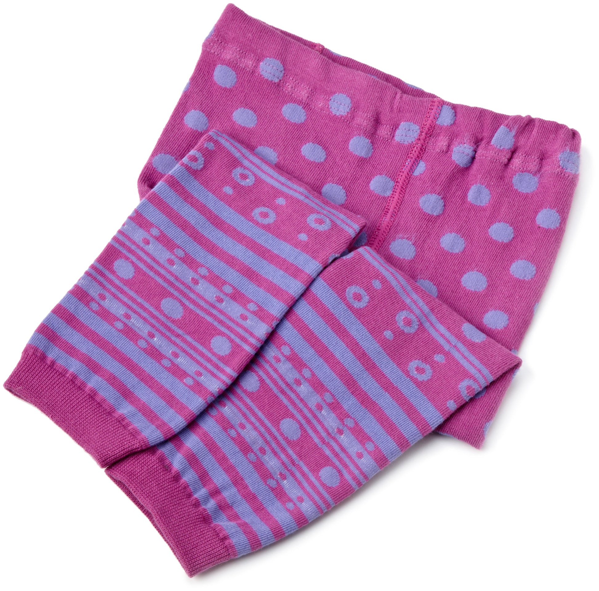Jefferies Socks Baby-Girls Newborn Dotty Spotty Capri, Sweet Plum, 18-24 Months