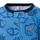 Gerber Baby Boys' 2-Pack Footed Pajamas, Sleepy Blue Dino, 12 Months