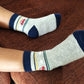 Rative Non Skid Anti Slip Slipper Cotton Crew Socks With Grips For Baby Toddlers Kids Boys (6-12 Months,6-Pairs/Rb-712)