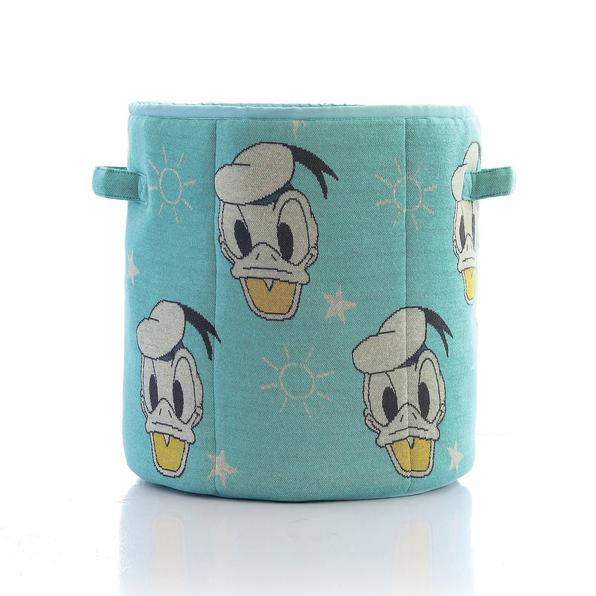 The White Cradle Disney Small Cotton Baskets with Donald Duck Theme Design for Baby Diaper Organizer, Nursery Storage, Nursery R