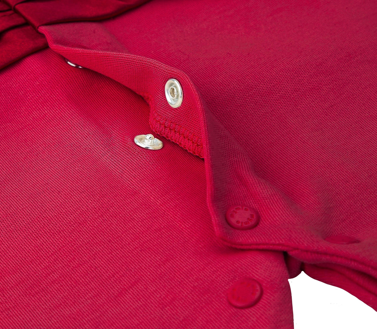Lilax Baby Boy Gentleman Tuxedo Footie Christmas Holiday Outfit With Bow Tie (12 Months, Red)