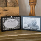 The Grandparent Gift Company - 4    X 6    Black Double Hinged Table Or Shelf Frame- New Grandma   - Baby Reveal Or Shower Gift