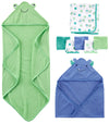Simple Joys By Carters Unisex Babies 8-Piece Towel And Washcloth Set, Bluegreenwhite, One Size