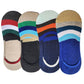 Queery Men Cotton No Show Invisible Loafer Socks Pack Of 4 D3