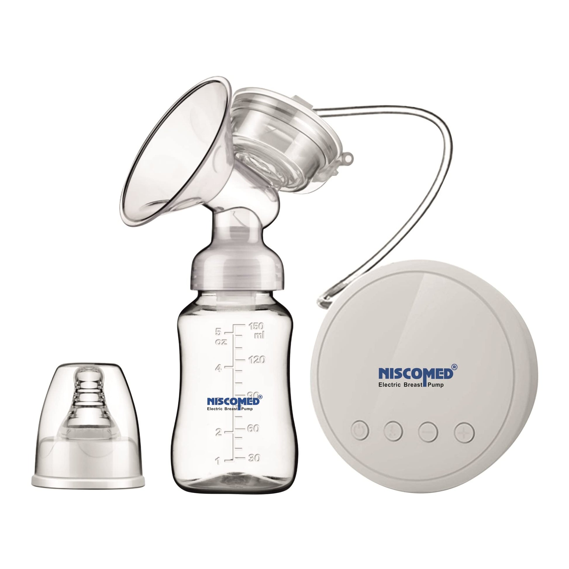 Niscomed Electric Breast Pump  Three Phase Modes Suction Adjustment With Usb Operated Breast Pump For Feeding Mothers  Soft & 