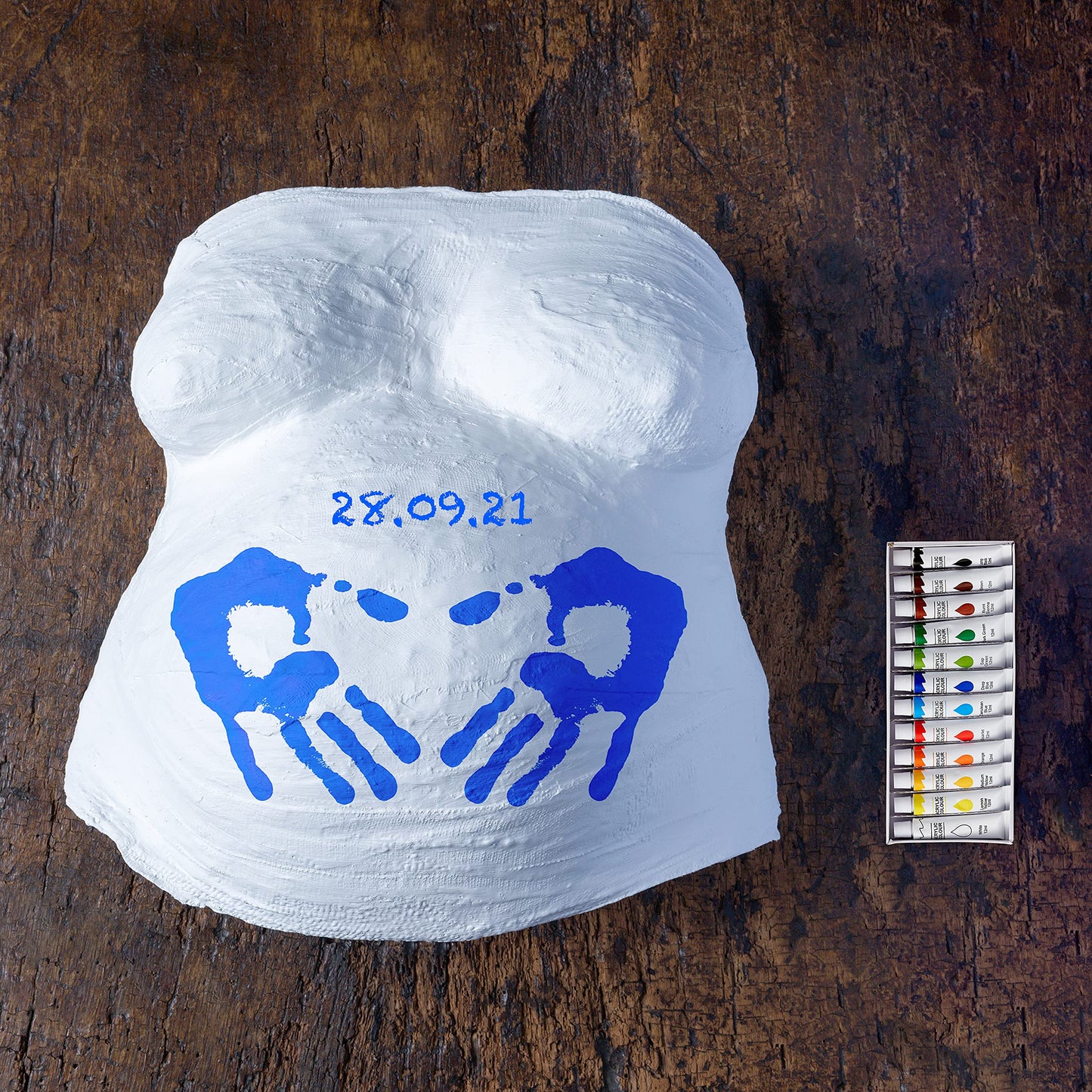 Chuckle - Belly Casting Kit - Create A Beautiful 3D Pregnancy Keepsake, Easy Diy Belly Mold For Expecting Moms, Celebrate Your J