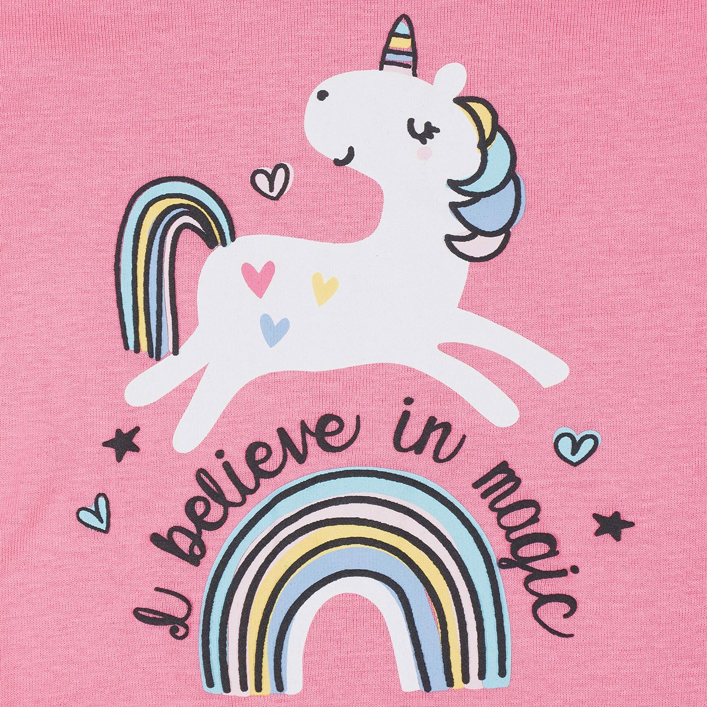 GerberBaby GirlsToddler Snug Fit 4-Piece Pajama SetUnicorn Magic Pink5T