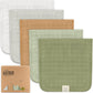 5-Pack Cotton Muslin Burp Cloths Baby Girls, Boys - Soft & Absorbent Spit Up Burp Rags, Large Muslin Towel, Cotton Wash Cloths f