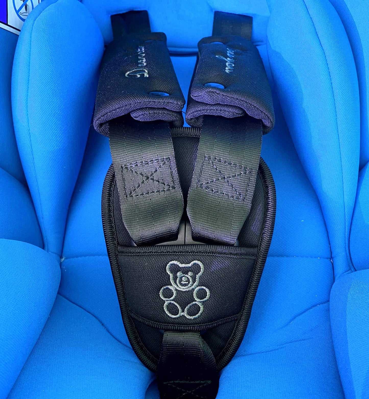 Easicozi Shoulder Crotch Pad Set Compatible With Infant Seat Stroller High Chair, Harness & Strap Comfort Cushion (Small Size)