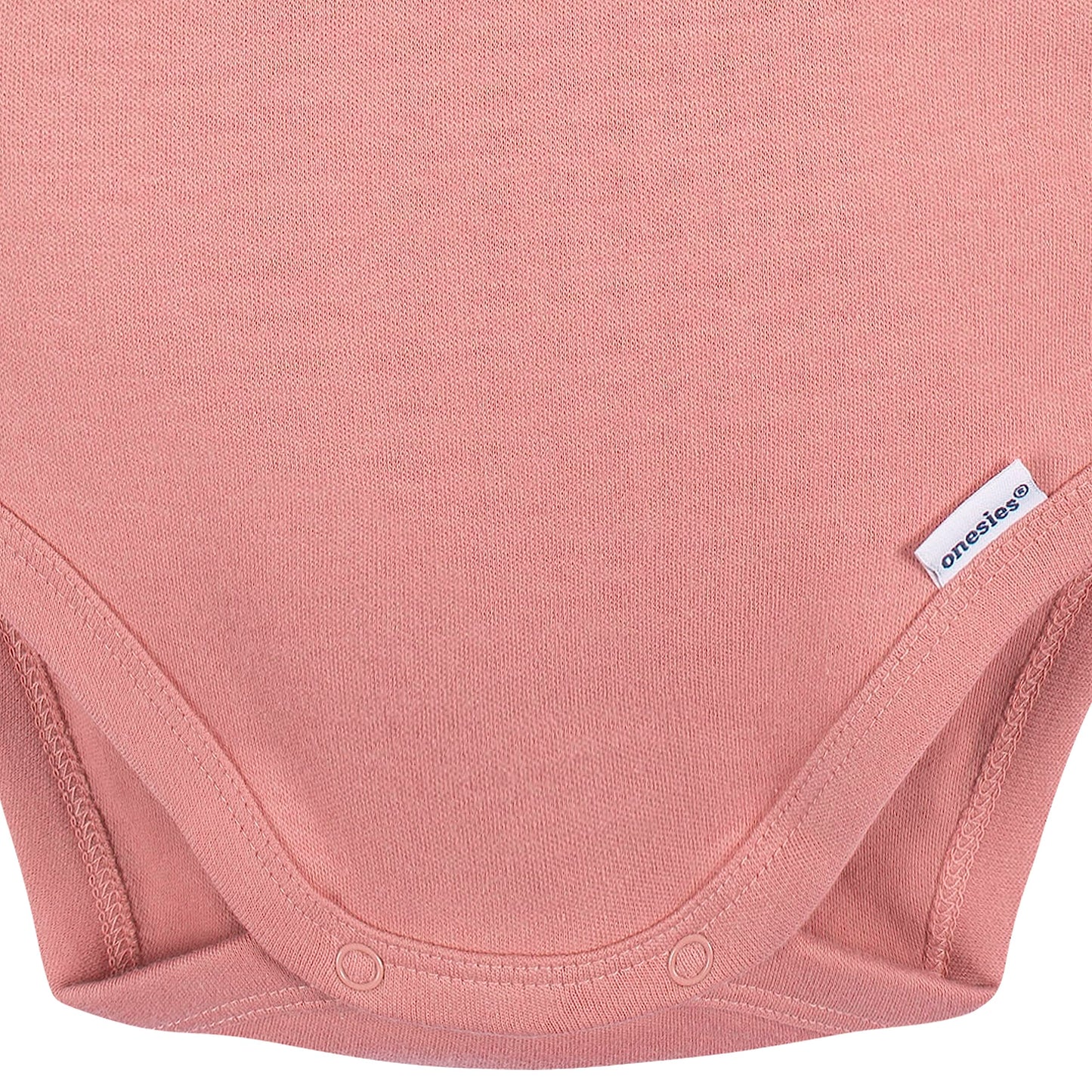 Gerber Unisex Baby Long Sleeve Solid Onesies Multi-Pack Interlock 180 Gsm, Pink