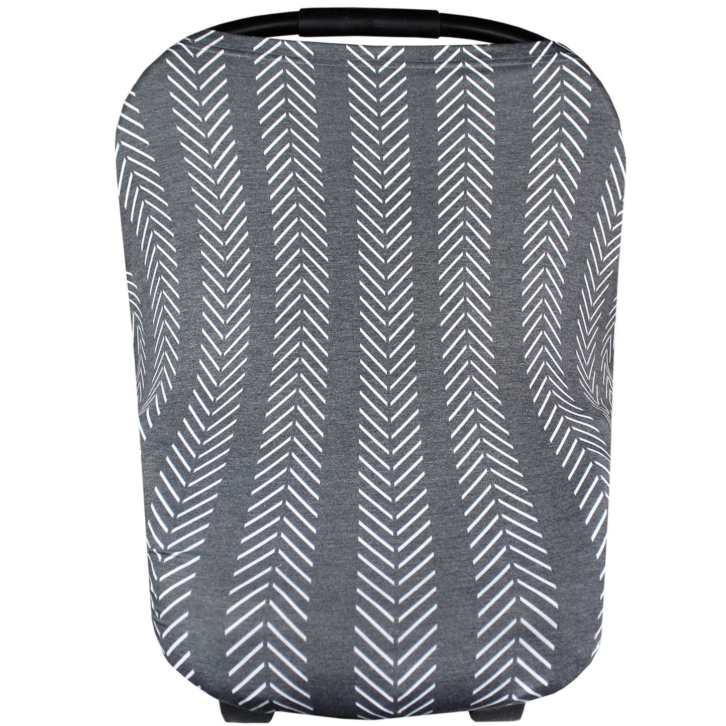 Baby Car Seat Cover Canopy And Nursing Cover Multi-Use Stretchy 5 In 1 Gift  'Canyon ' By Copper Pearl