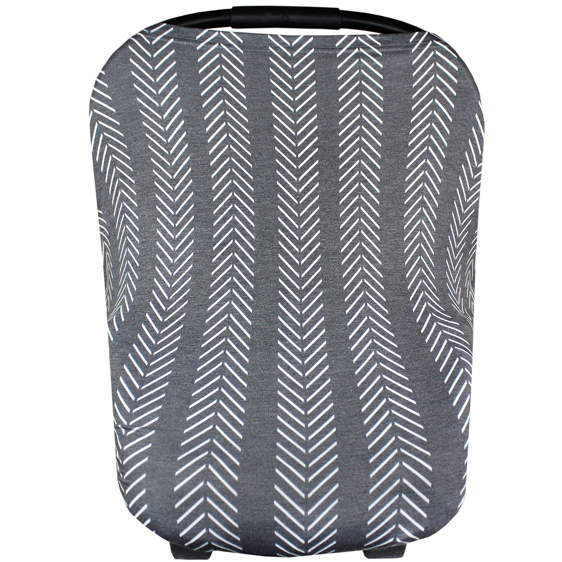 Baby Car Seat Cover Canopy And Nursing Cover Multi-Use Stretchy 5 In 1 Gift  'Canyon ' By Copper Pearl