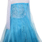 Dressy Daisy Little Girls' Ice Princess Costume Dresses Birthday Halloween Christmas Fancy Party Outfit With Long Fixed Train Si
