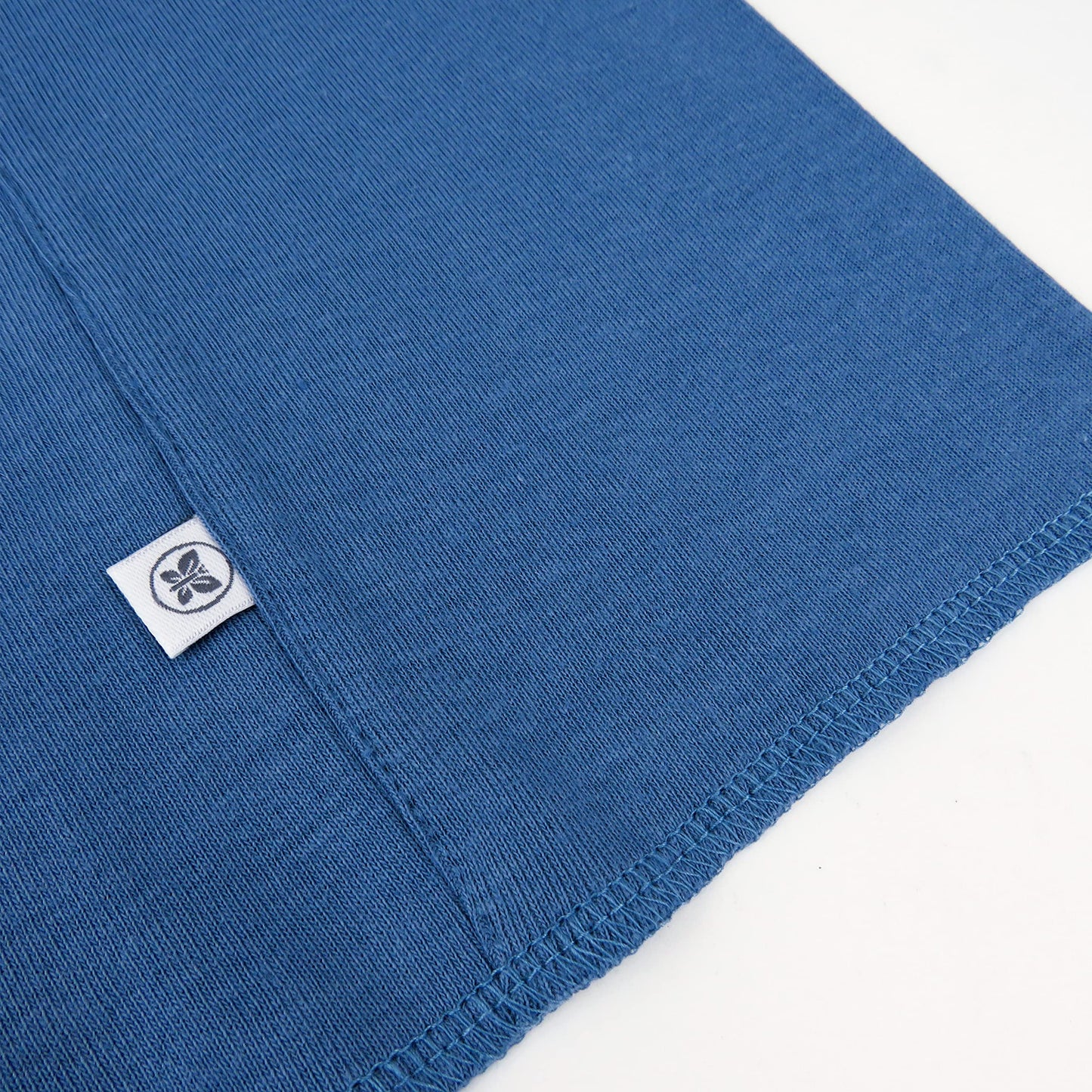 Honestbaby Organic Cotton Knit Tri-Fold Burp Cloths Multipack, 10 Pack Rainbow Gems Blues, One Size