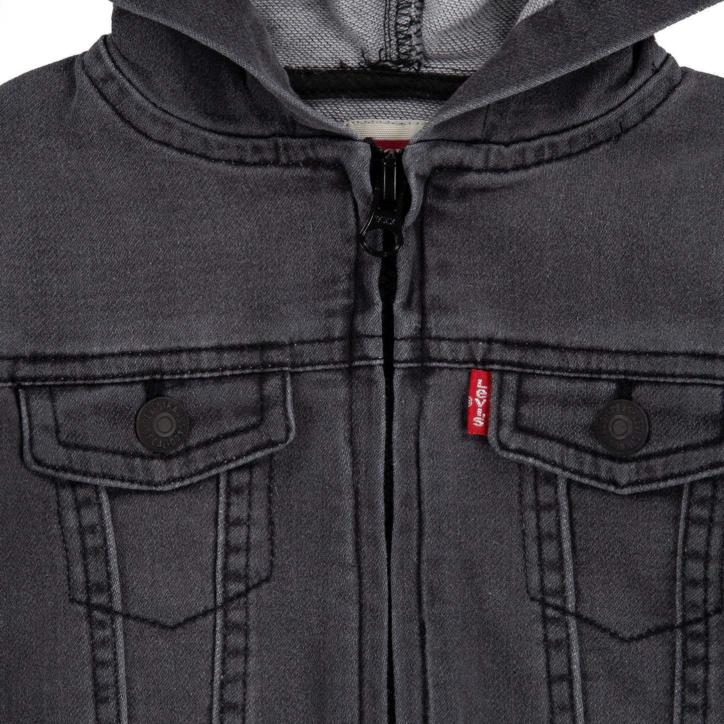 Levi'S Baby Boys Hoodie, Pebble Grey, 24M