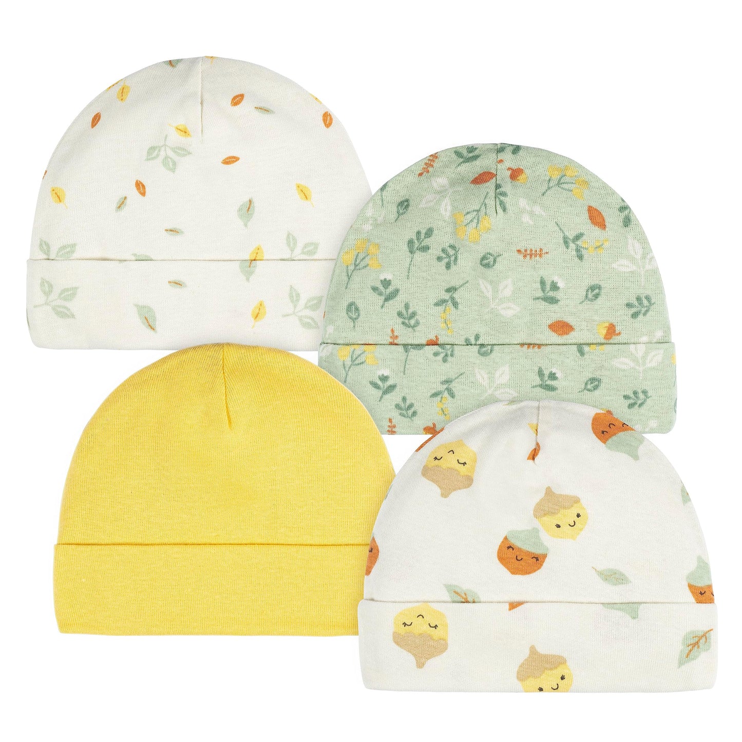 Gerber Baby Boys And Girls 12 Piece Layette Gift Set, Yellow Acorns, 3-6 Months