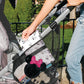 J.L. Childress Disney Baby Side Sling Stroller Cargo Net, Stroller Organizer & Storage, Minnie Mouse