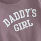 Creairy Newborn Baby Girl Outfits Daddys Girl Sweatshirt Long Sleeve T-Shirt Tops Pants Set Sweatsuit Toddler Fall Clothes (Purp