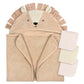 Gerber Baby 4 Piece Animal Character Hooded Towel And Washcloth Set, Brown Lion, One Size