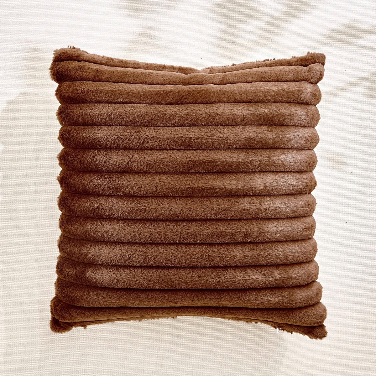 Home Centre Carrera Ribbed Filled Cushion  45x45cm