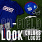 Franklin Sports New York Giants Kids Football Uniform Set - NFL Youth Football Costume for Boys & Girls - Set Includes Helmet, J