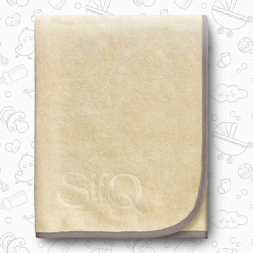 Quick Dry Silq Newborn BabyS And KidS Microfiber Ultra Soft And Fast Drying Bath Towels (Cream)