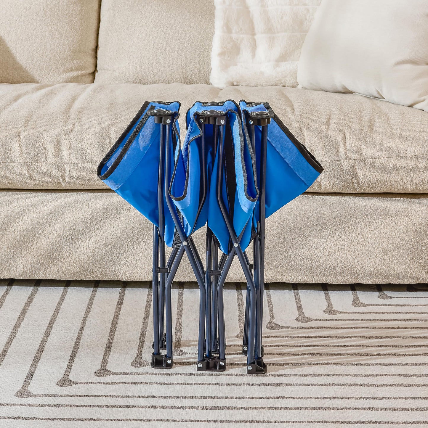 Regalo My Cot Portable Toddler Bed, Includes Fitted Sheet, Royal Blue , 48X24X9 Inch (Pack Of 1)