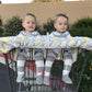 Twin Double Shopping Cart Cover For Baby Siblings With Carrying Case. Guaranteed To Fit Wholesale Warehouse Grocery Stores Like