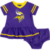 Gerber Baby Girl'S Nfl Jersey Dress And Diaper Cover, Team Color, 18 Months