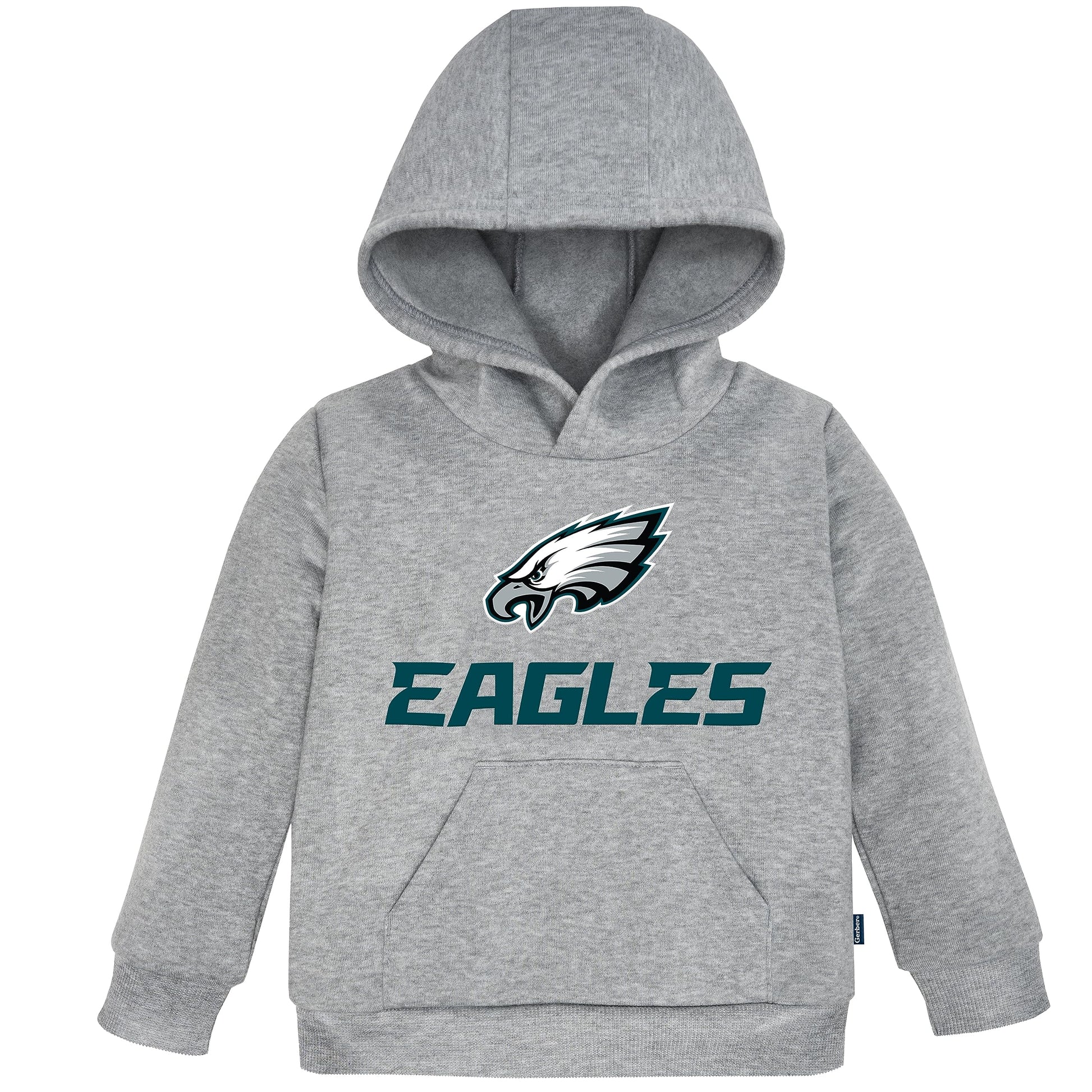 Gerber Unisex Baby Nfl Fleece Hoodie Sweatshirt, Team Color, 2T