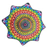 Mougee Mini Star Flow Star - 20' Diameter - Smaller Size For Smaller Hands And Easier Spinning (Harvest Mandela)