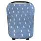 Baby Car Seat Cover Canopy And Nursing Cover Multi-Use Stretchy 5 In 1 Gift  'North ' By Copper Pearl