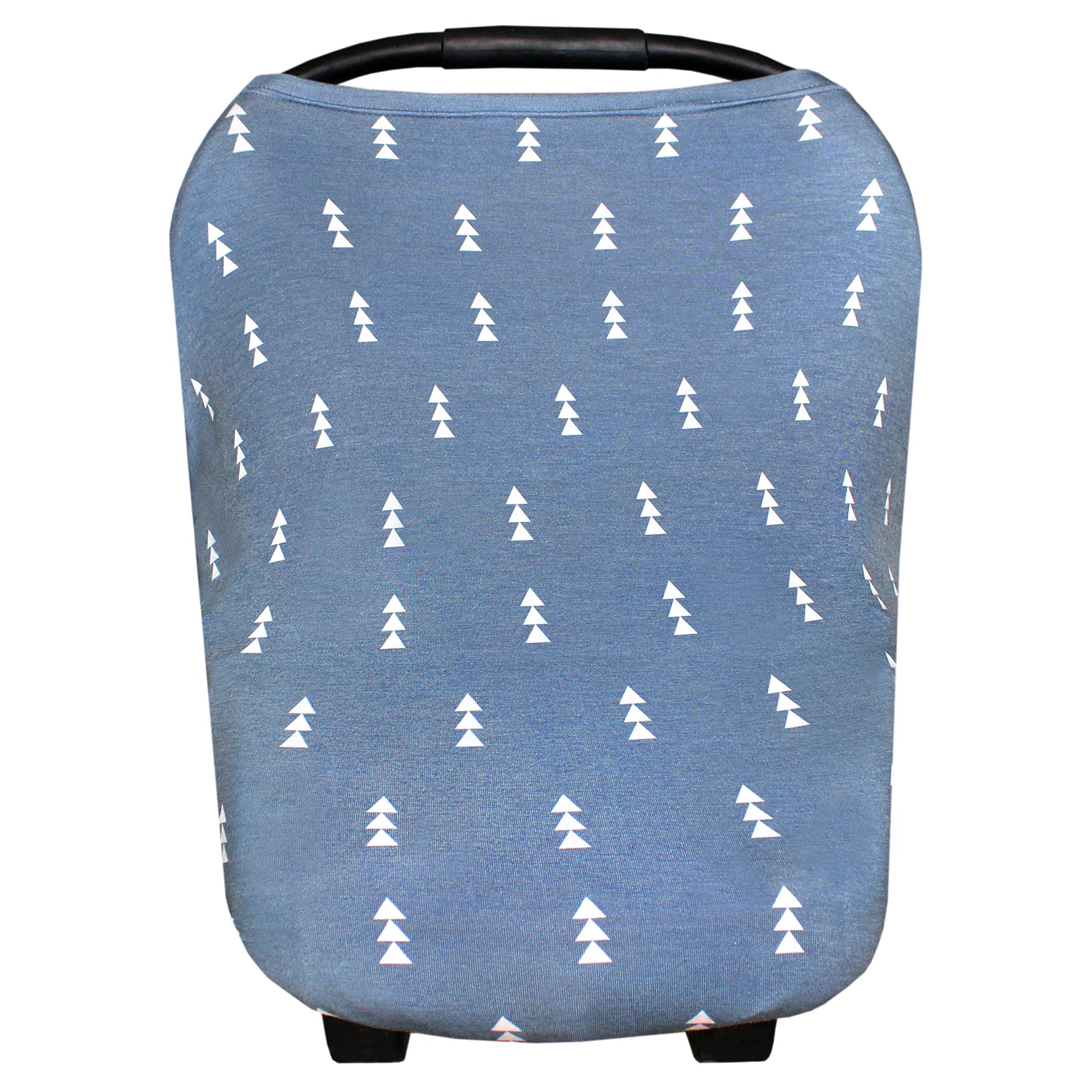 Baby Car Seat Cover Canopy And Nursing Cover Multi-Use Stretchy 5 In 1 Gift  'North ' By Copper Pearl