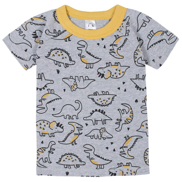 Gerberbaby Boystoddler Snug Fit 4-Piece Pajama Setdino Grey24 Months
