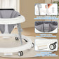 Wismind Baby Walker with Adjustable Height, Foldable Toddler Walker with Wheels & Activity Tray