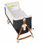 Baby Bassinet Portable Bedside Bassinet for Baby 3 in 1 Foldable Crib Travel Baby Crib Rocking 6 Adjustable Height with Wheels